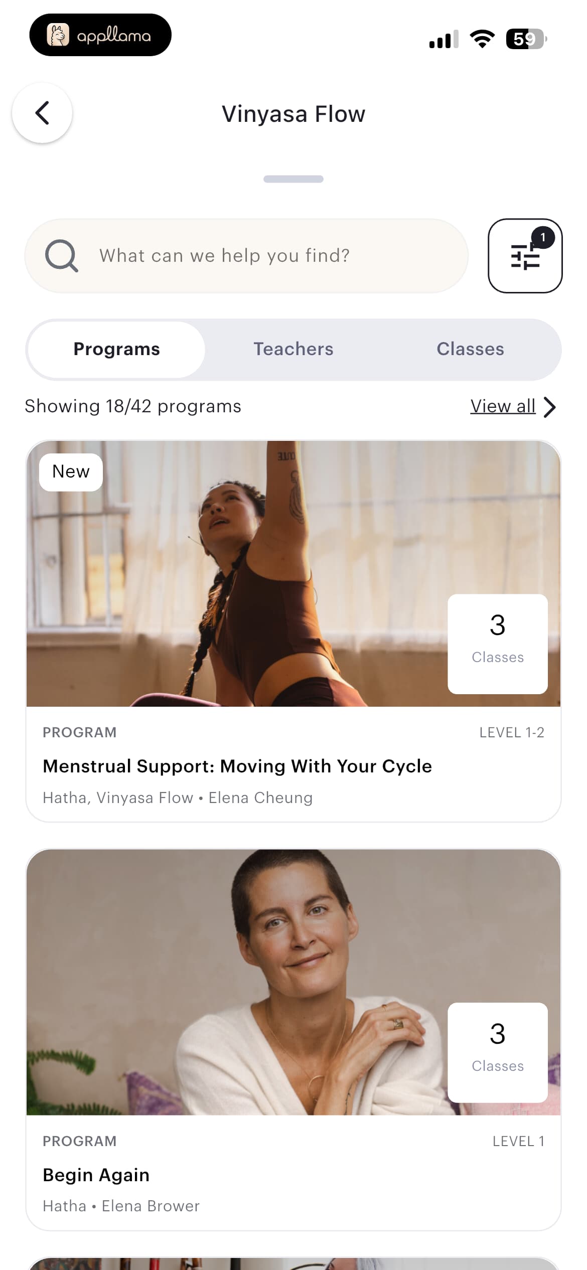 Vinyasa Results