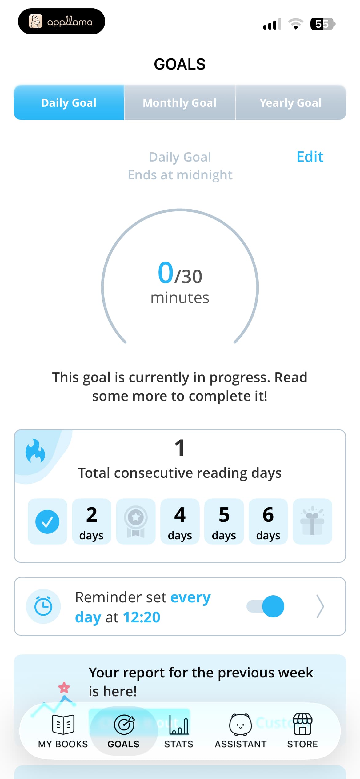 Daily Goal