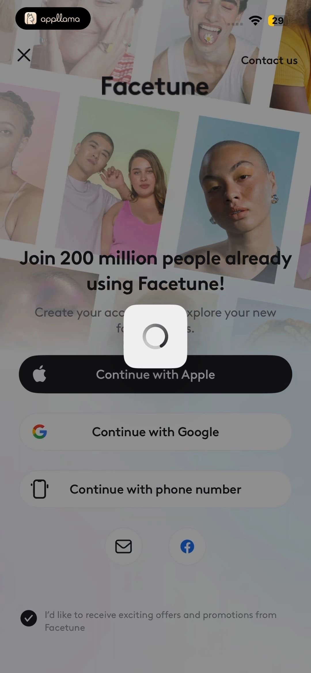 Auth Loading Overlay