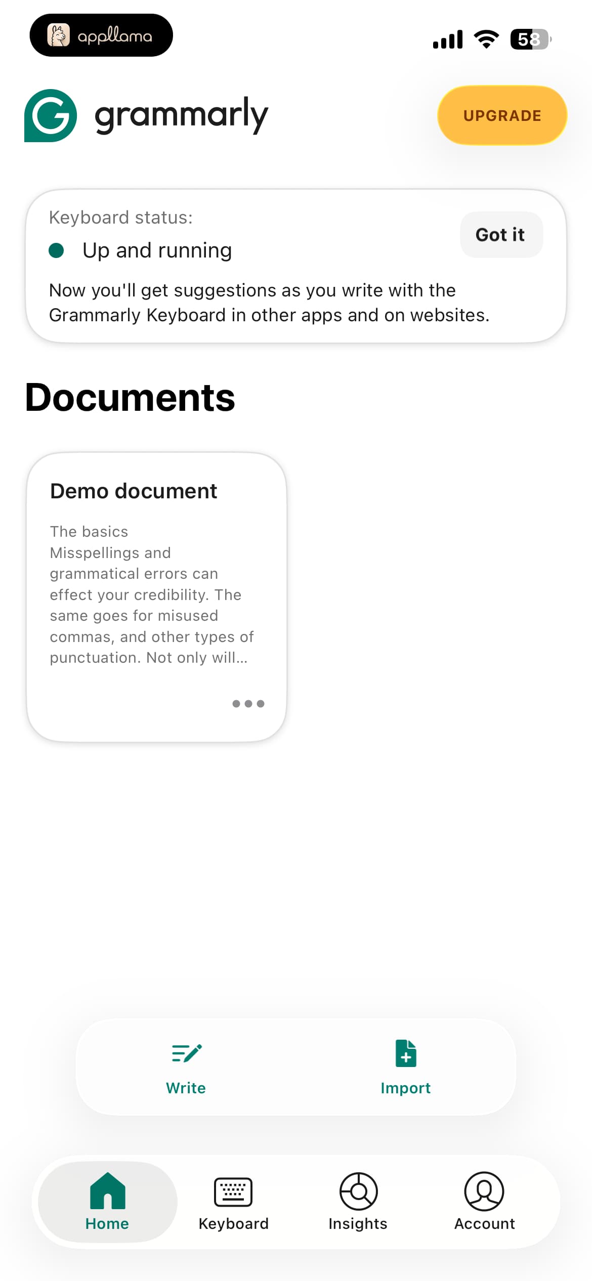 Documents Home