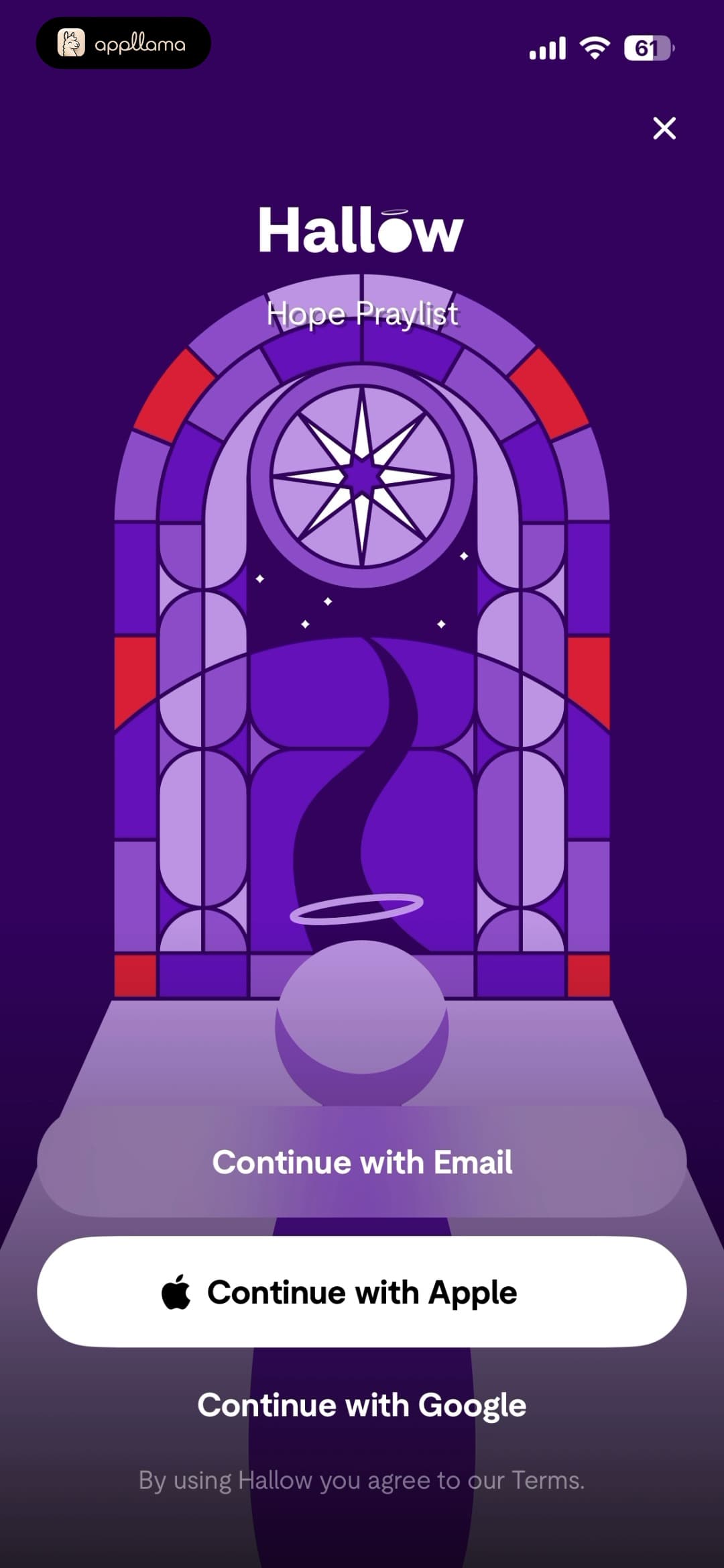 Hallow: Prayer & Meditation home screen
