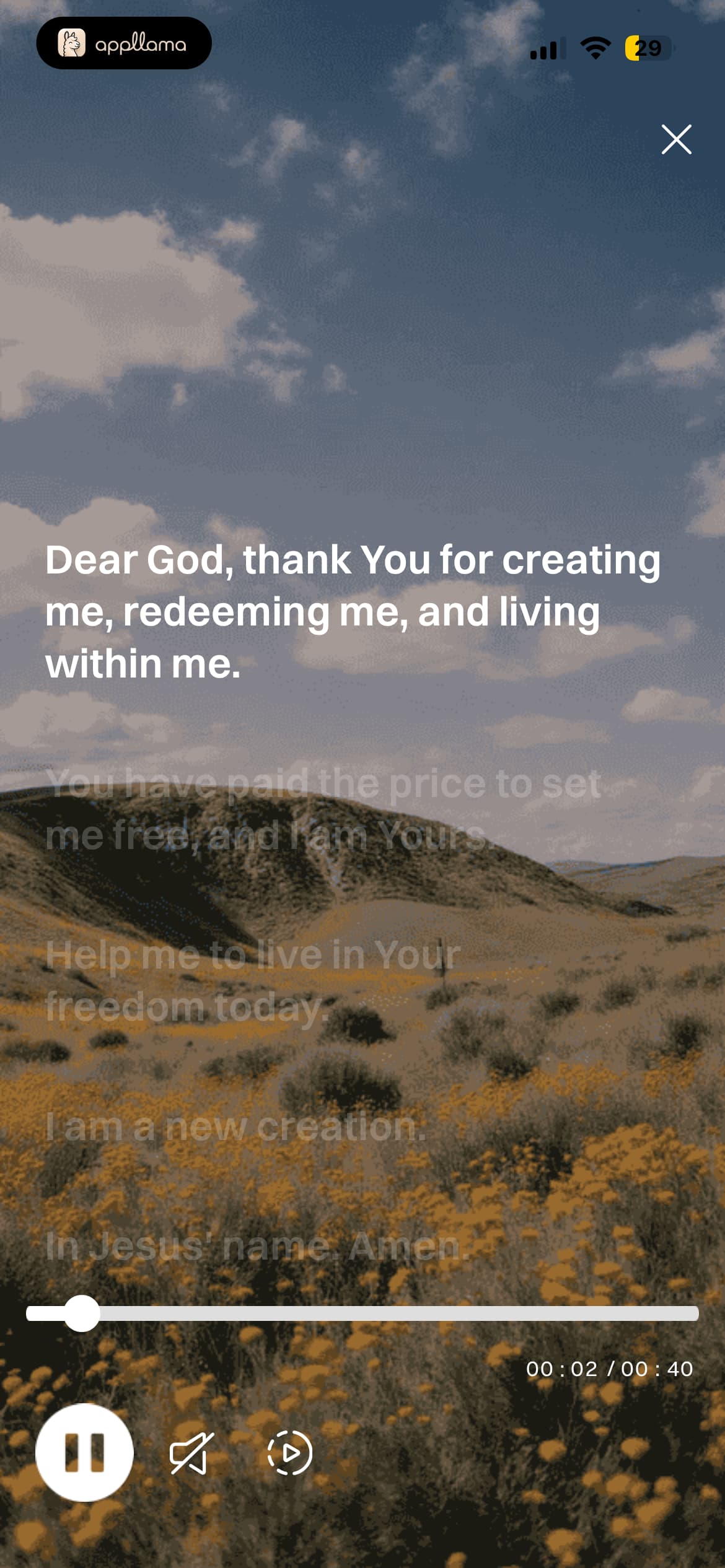 Prayer Video Player