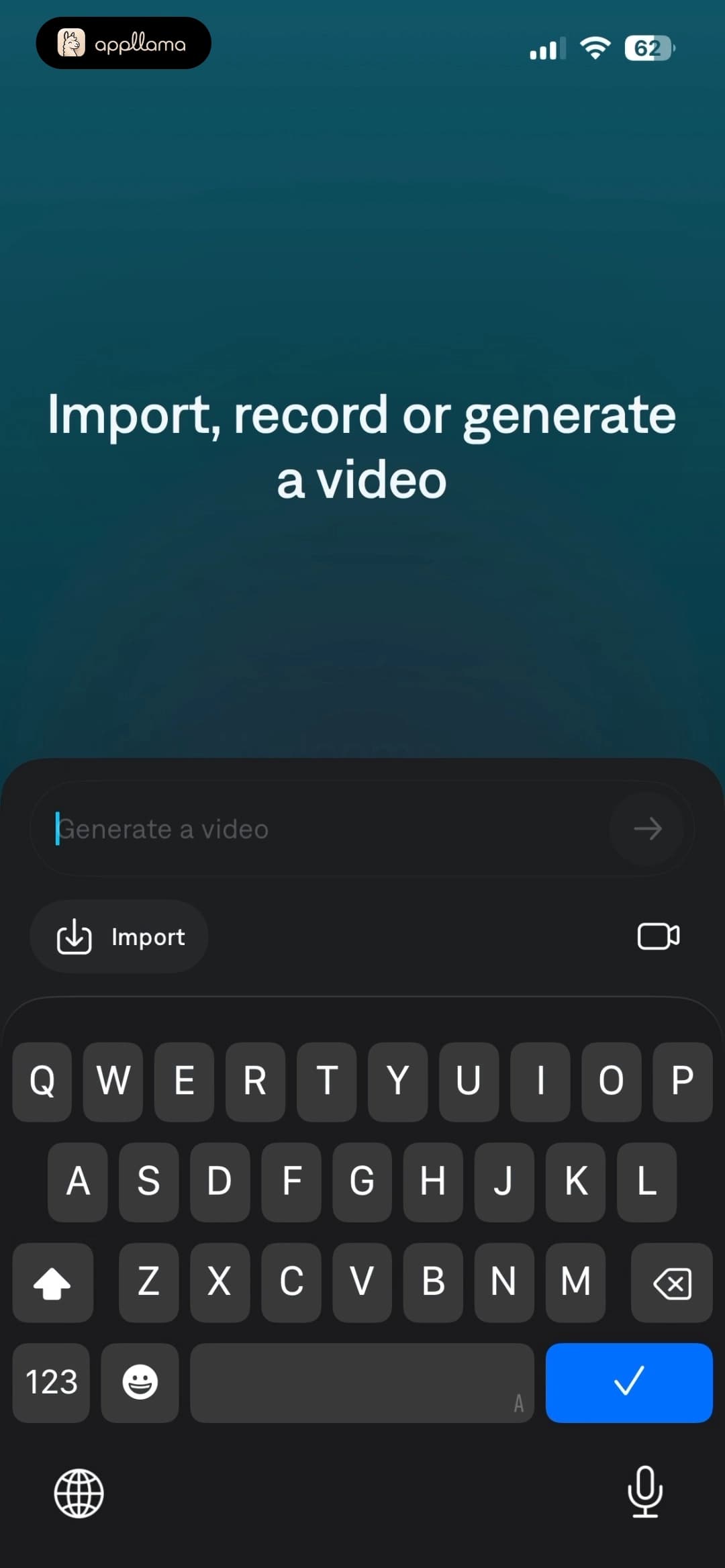 Video Prompt Entry