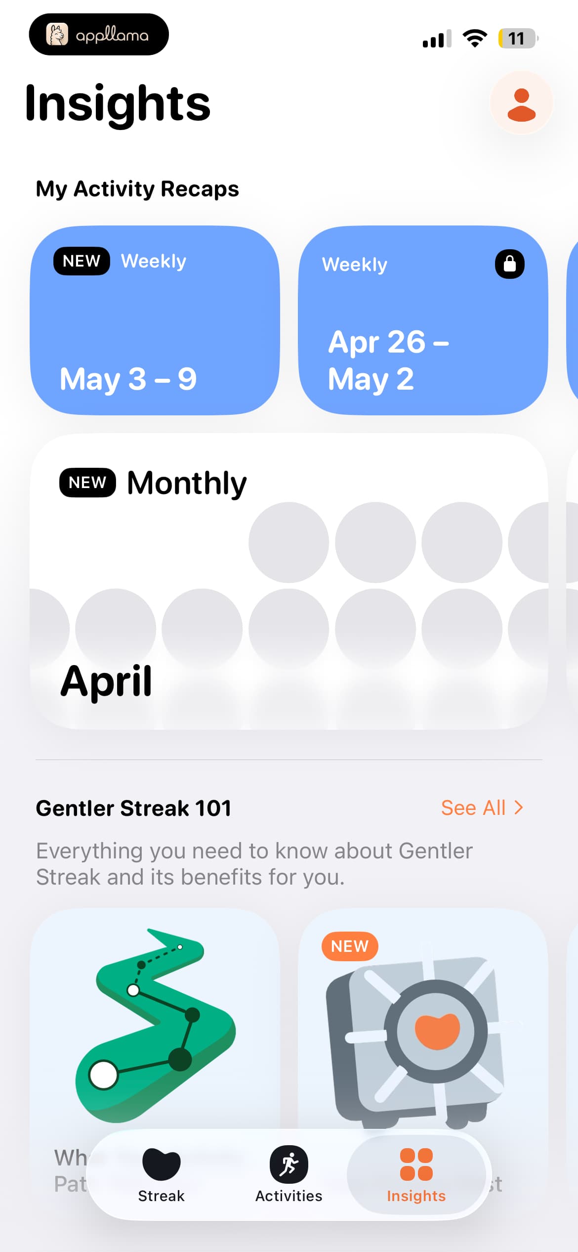 Insights Dashboard