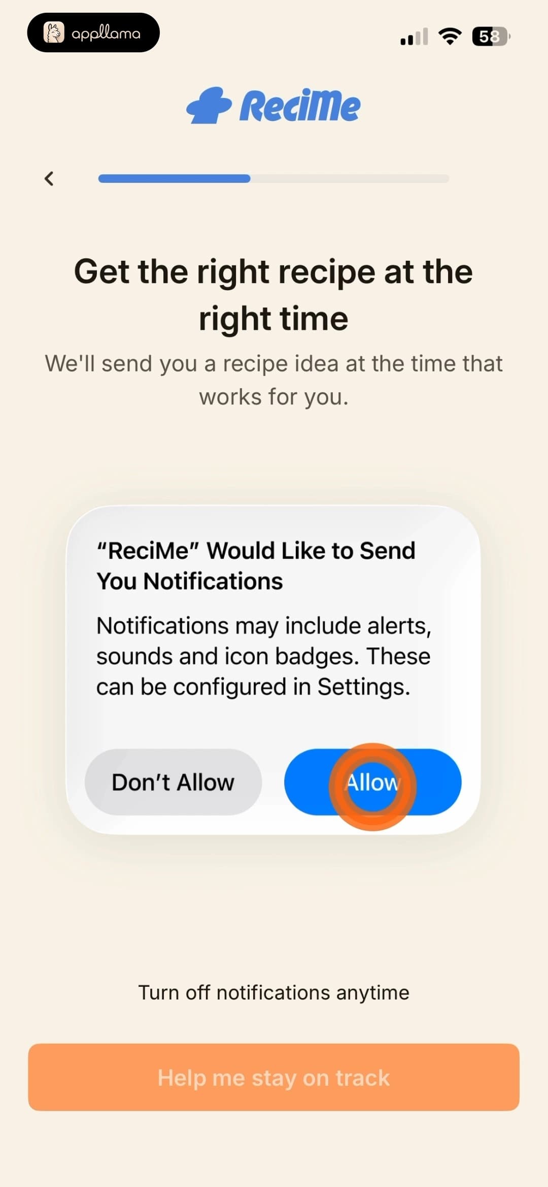 Notification Prompt