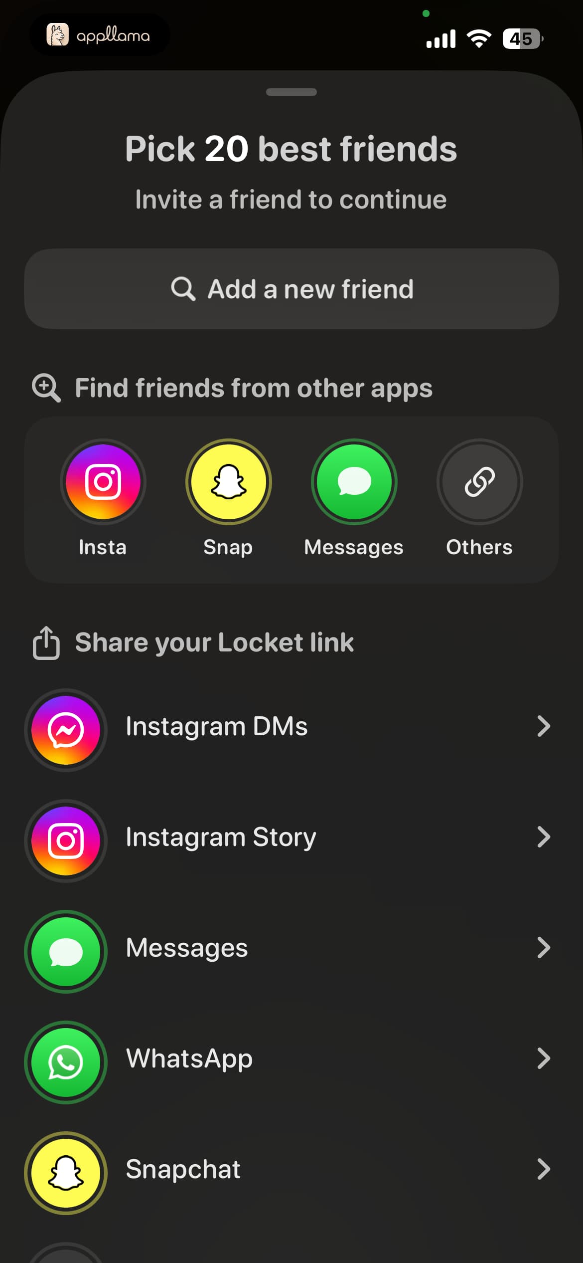 Invite Friends