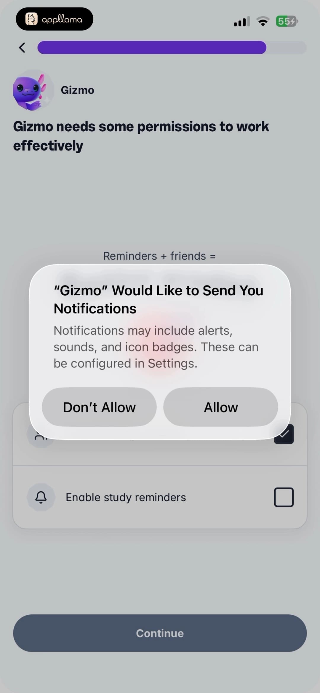 Notifications Modal