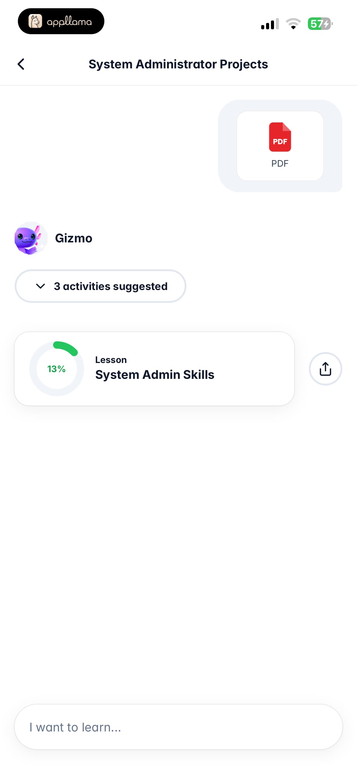 Project Lesson Detail