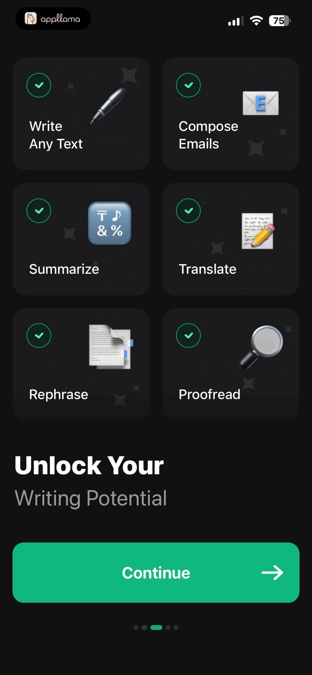 Onboarding Features