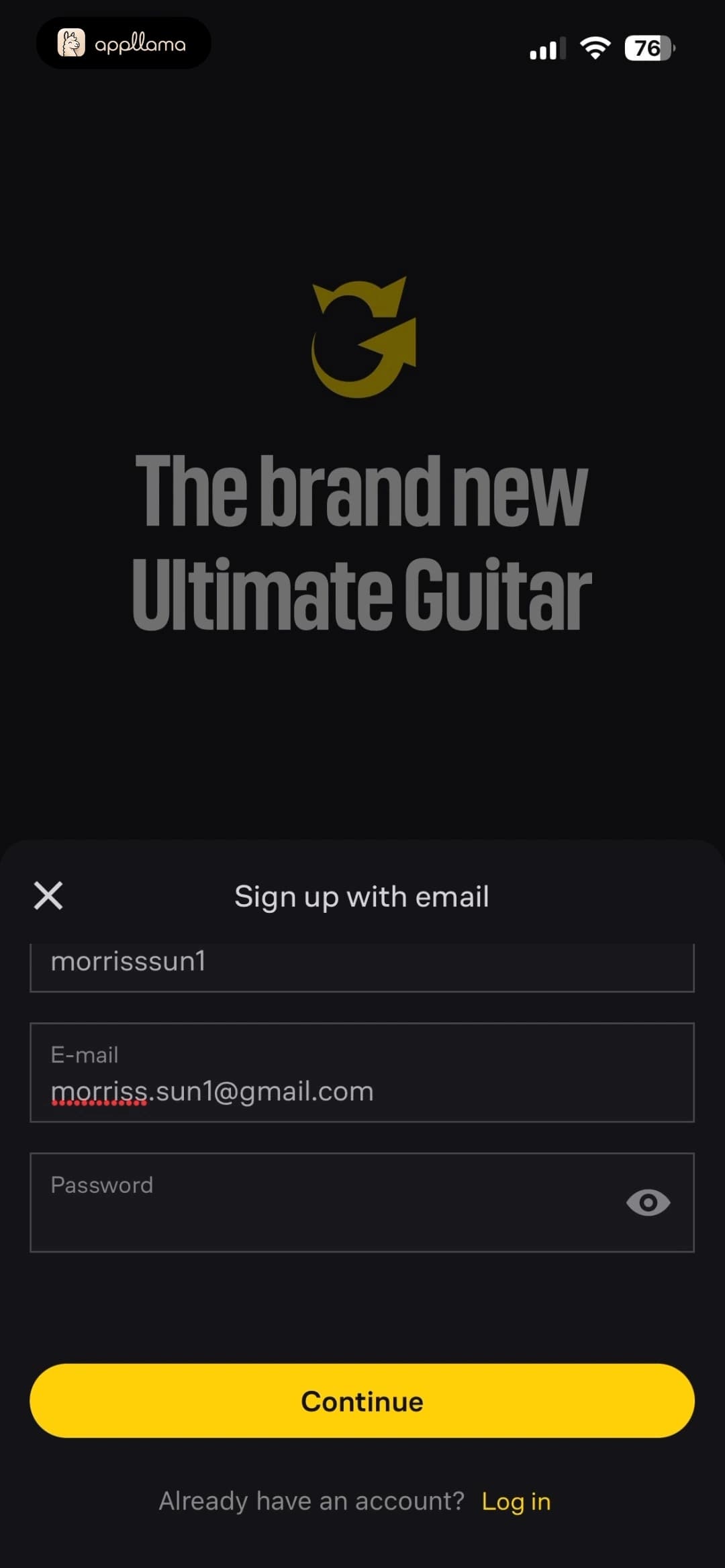 Email Sign Up Sheet