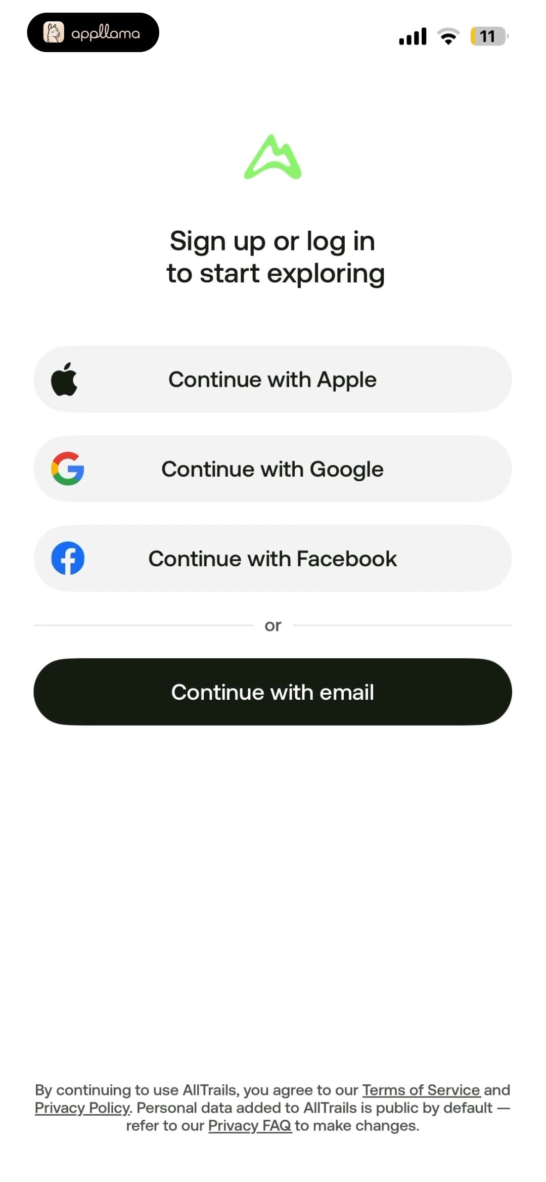 Sign Up or Login