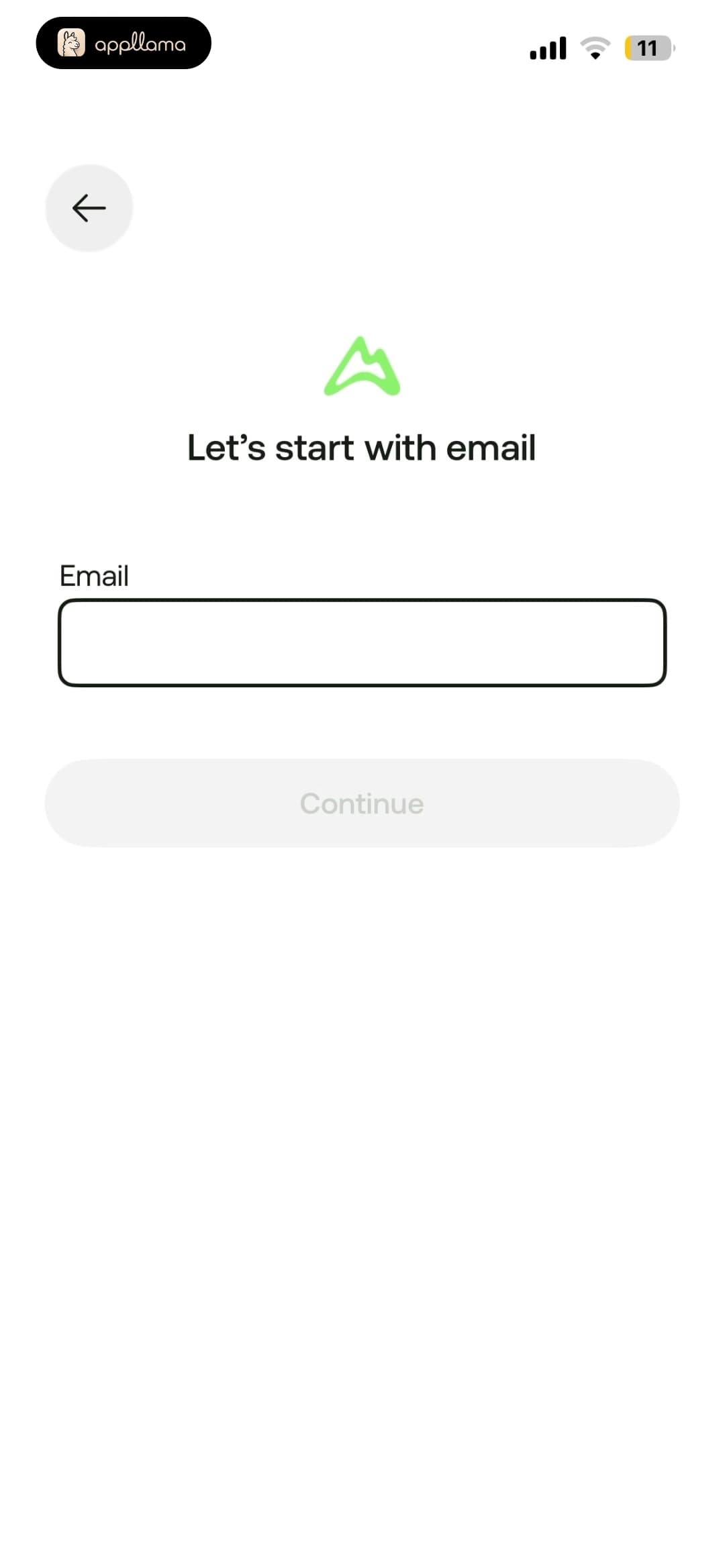 Email Entry
