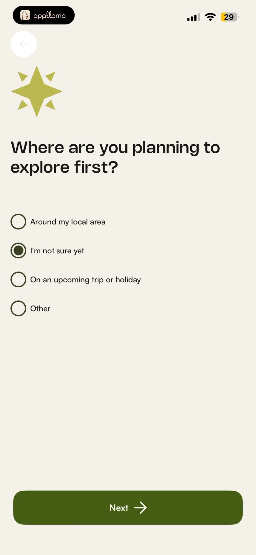 Explore Area Survey