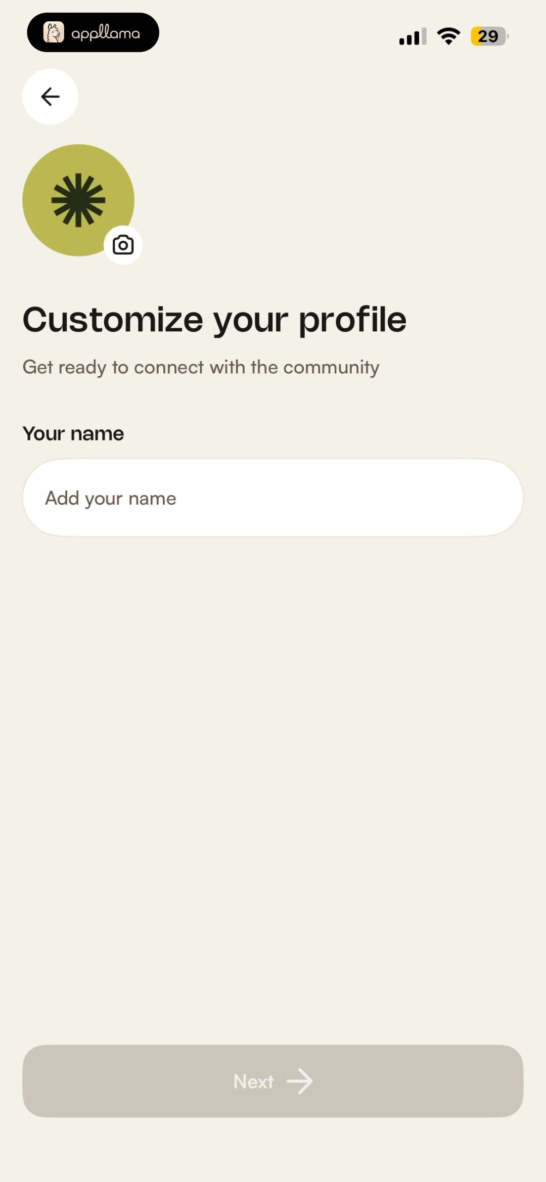 Profile Customization