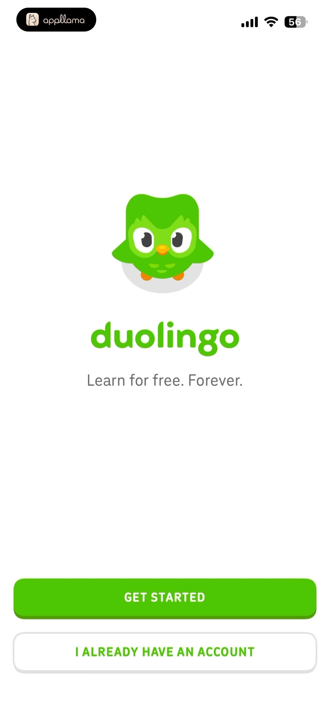Duolingo: Language Lessons home screen