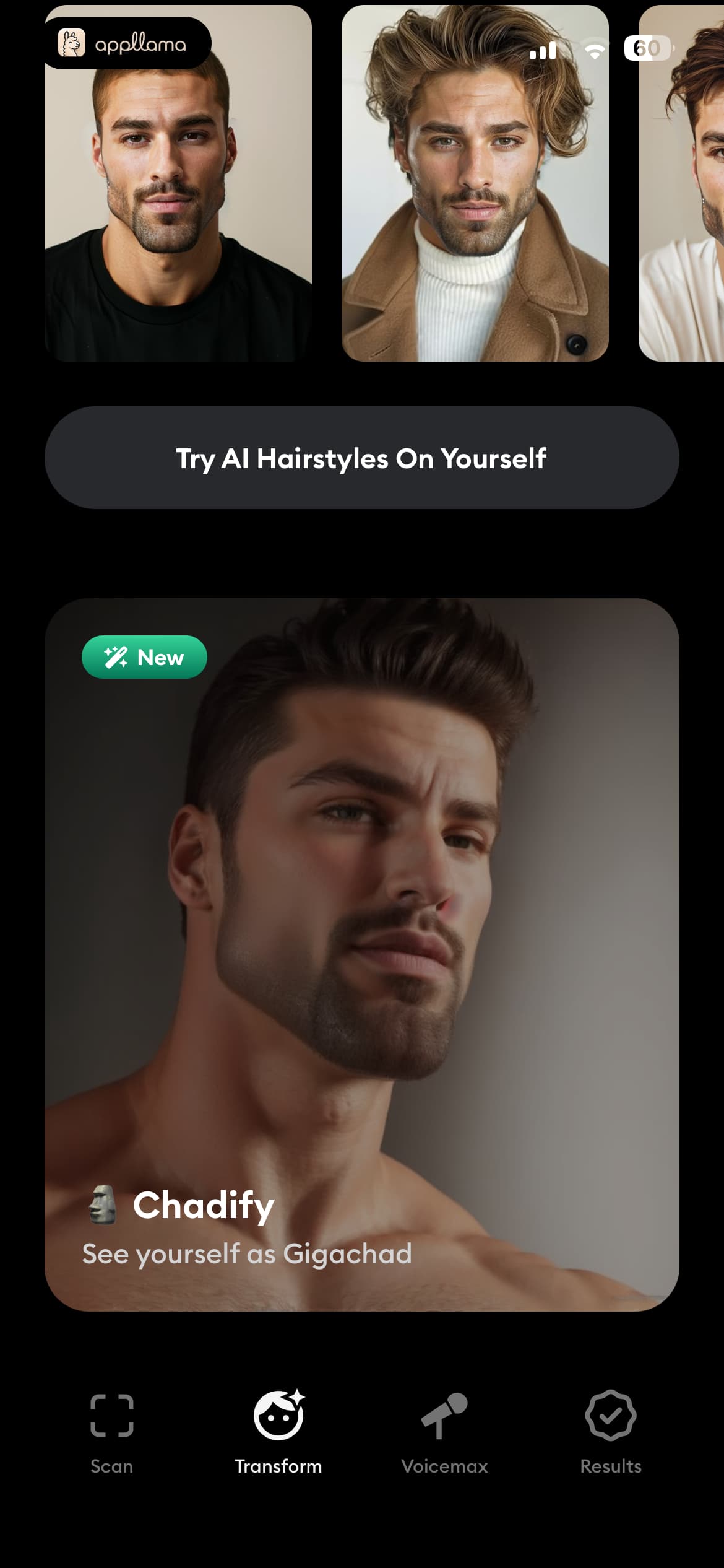Chadify Transform Card