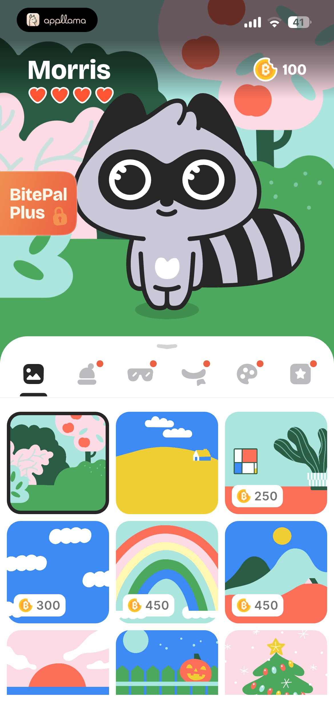 Theme selection