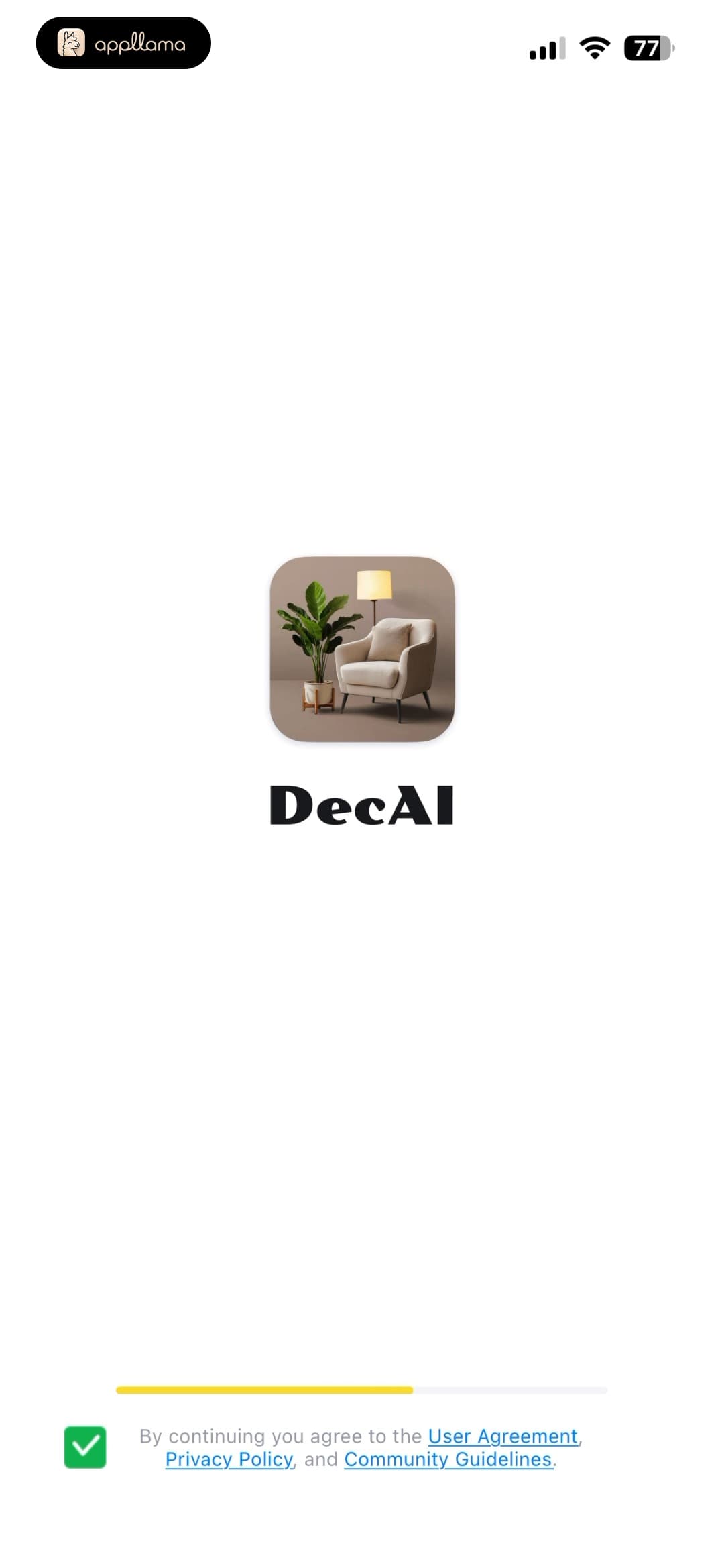 AI Home Design: Interior DecAI home screen
