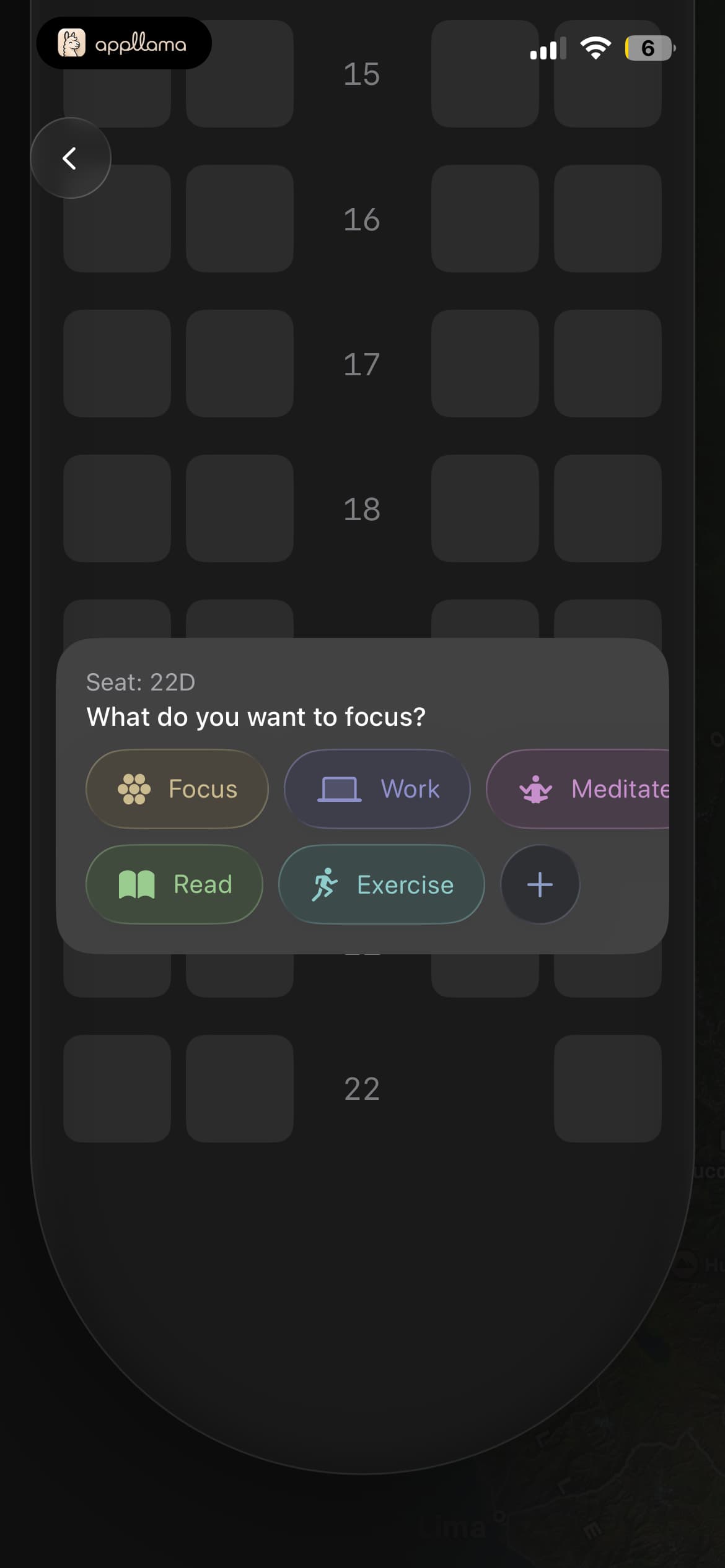 Focus Choice Popover