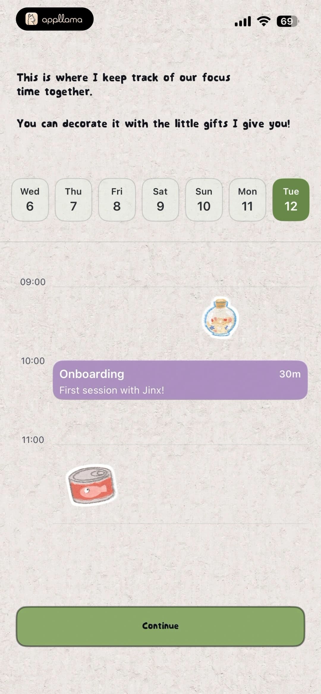 Schedule Setup