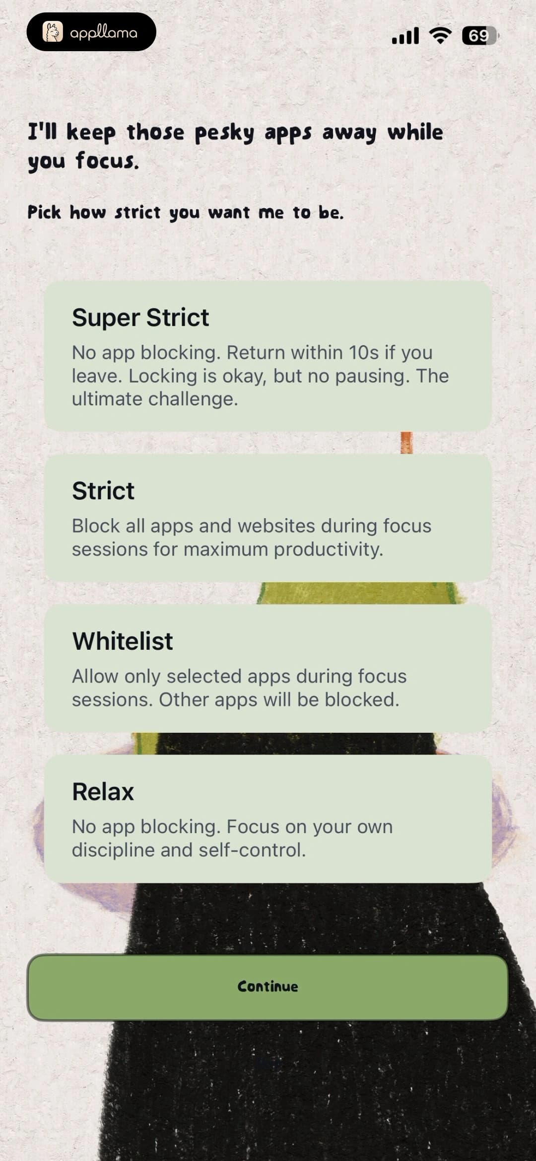 Focus Style Selection