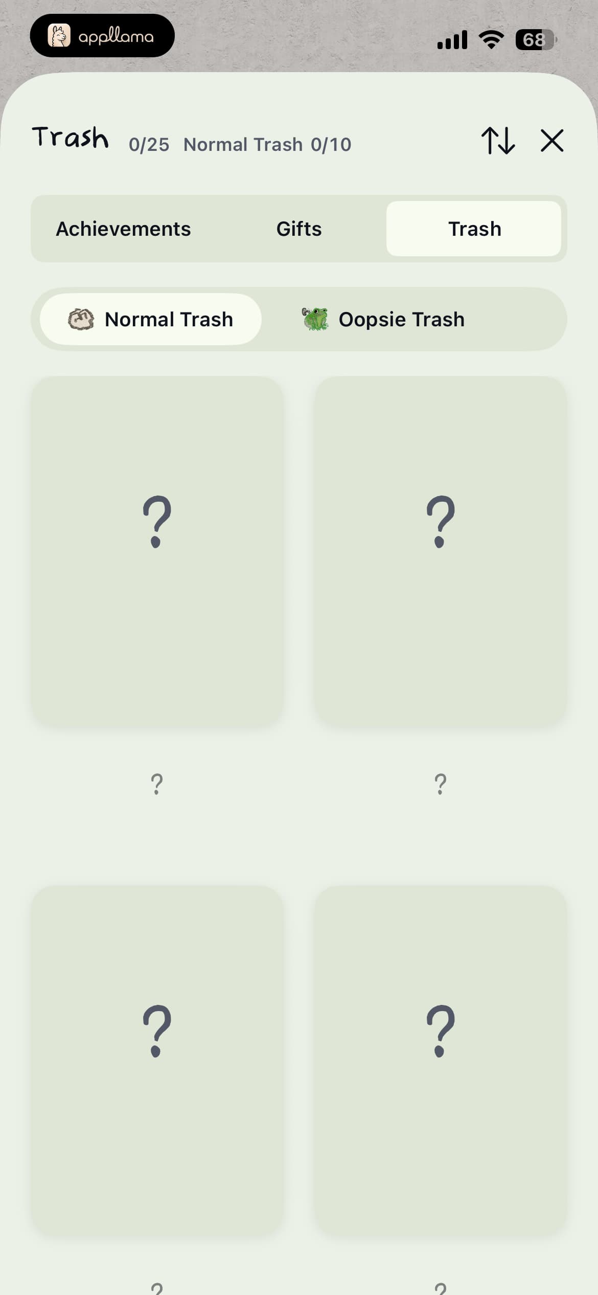 Trash Locked Grid