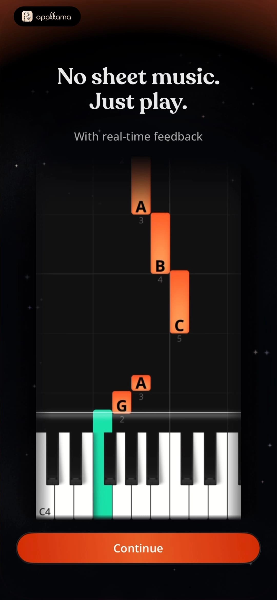 Piano Feedback Demo