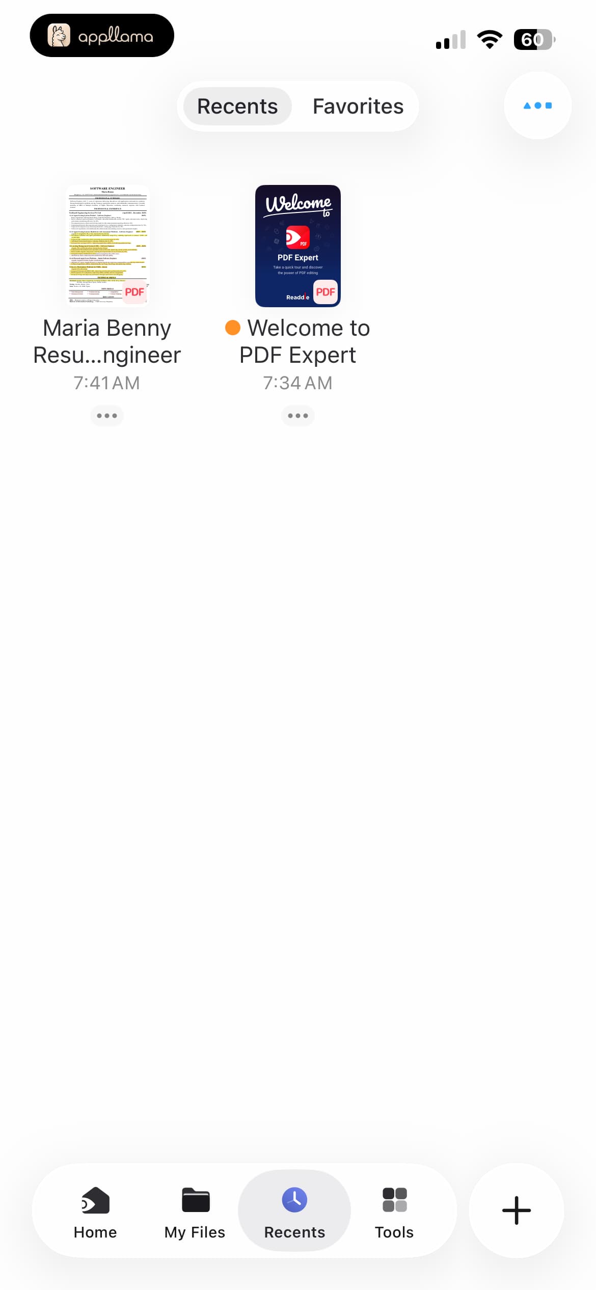 Recents