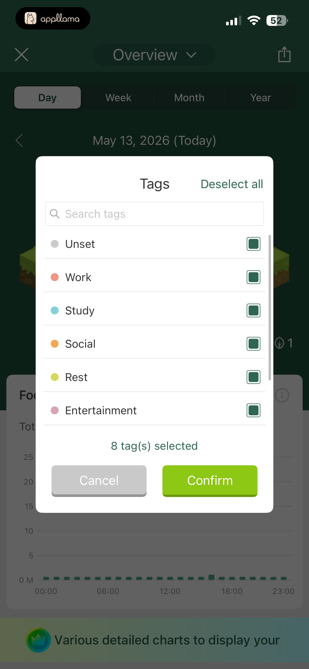 Tag Filter Modal