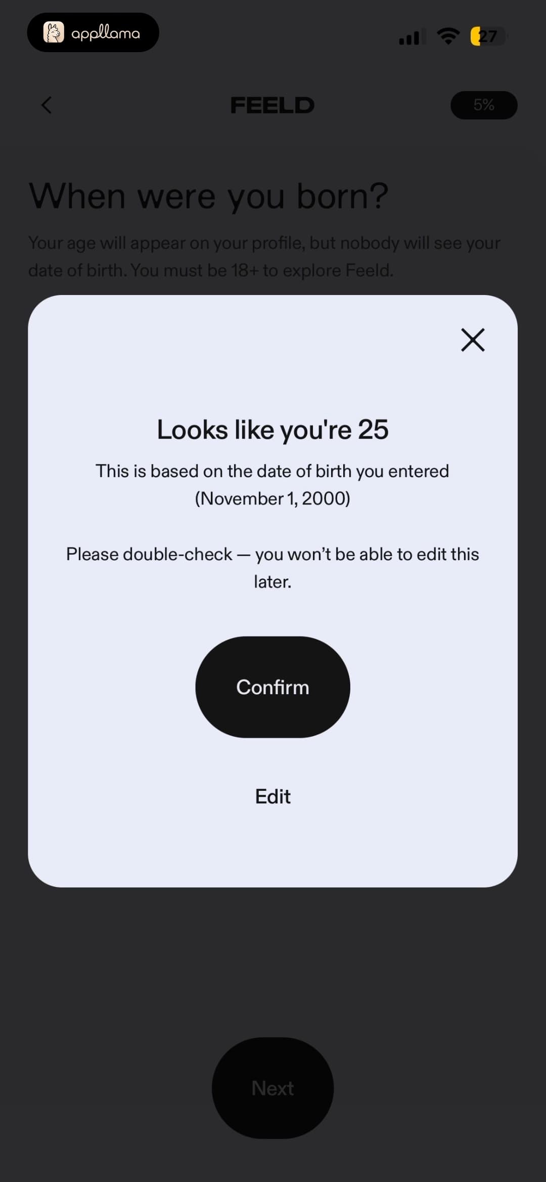 Age Confirm Dialog