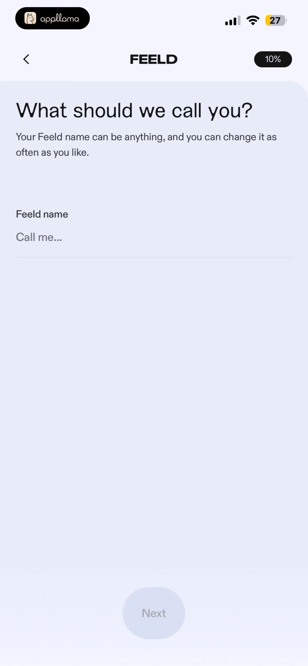 Name Entry