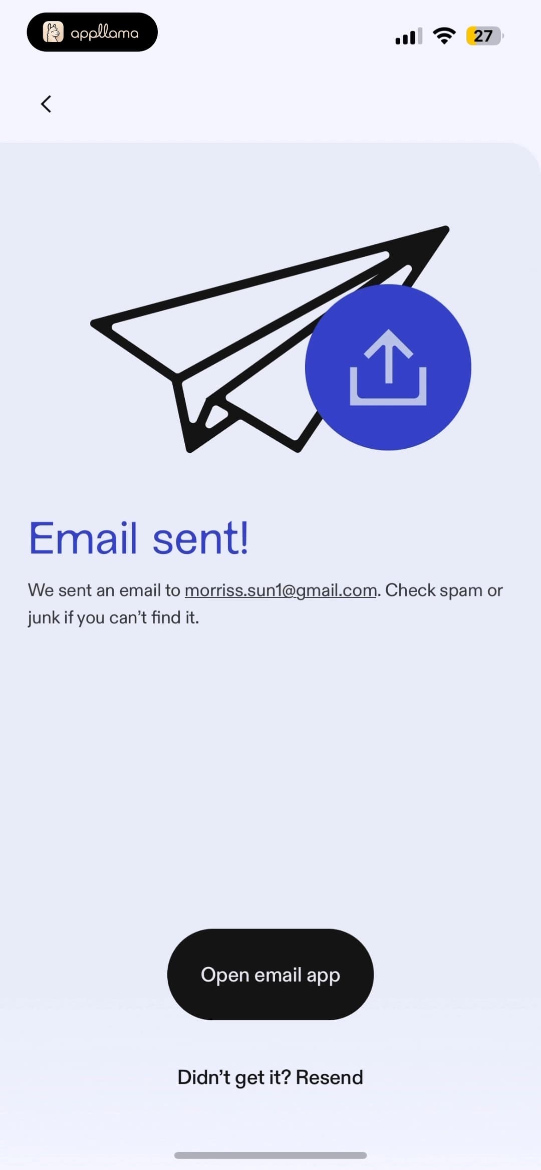 Email Sent