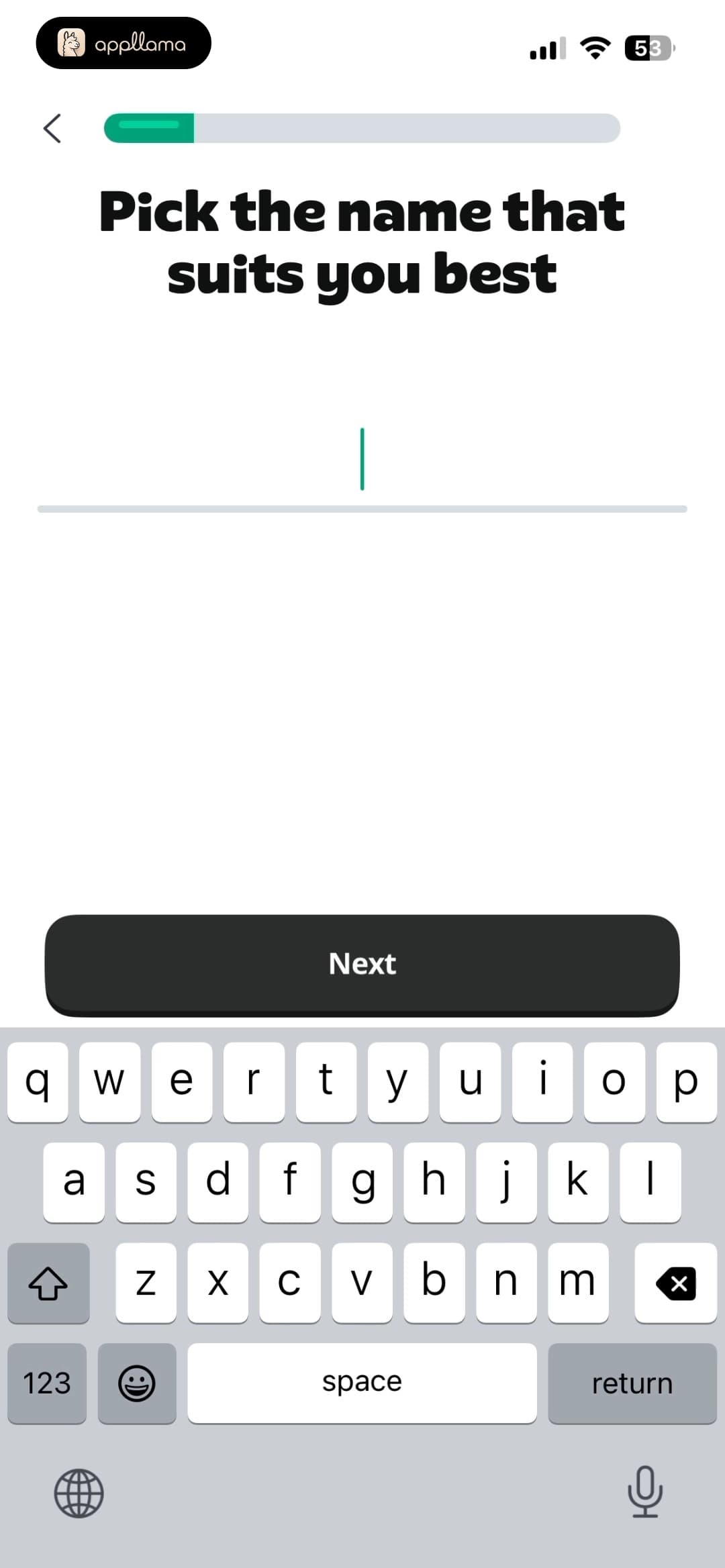 Name Entry