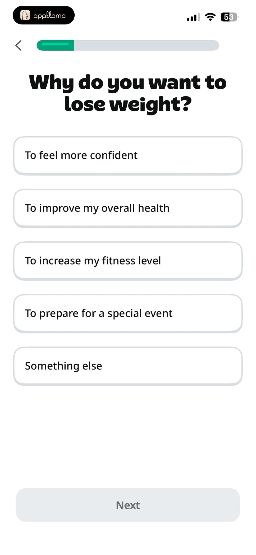 Motivation Question
