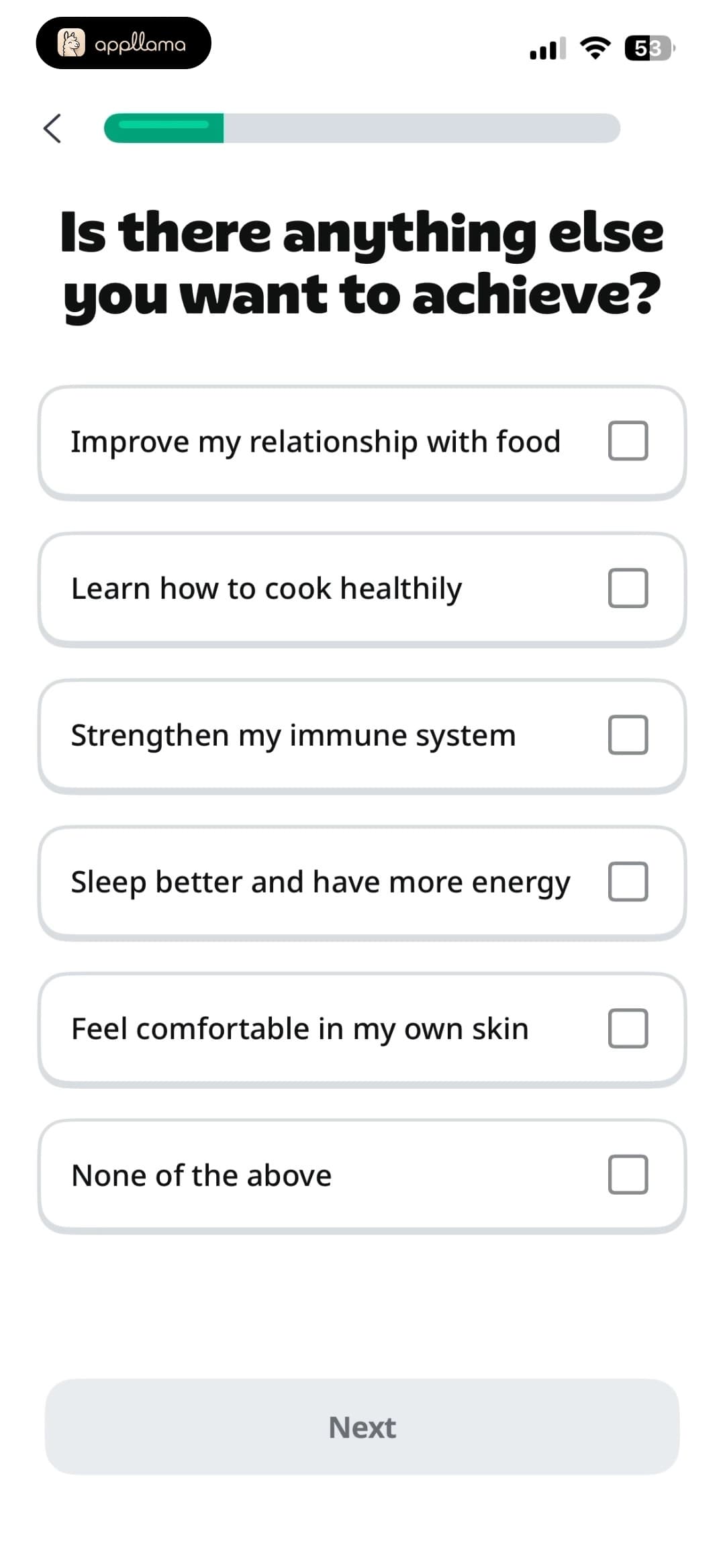 Self Improvement Question