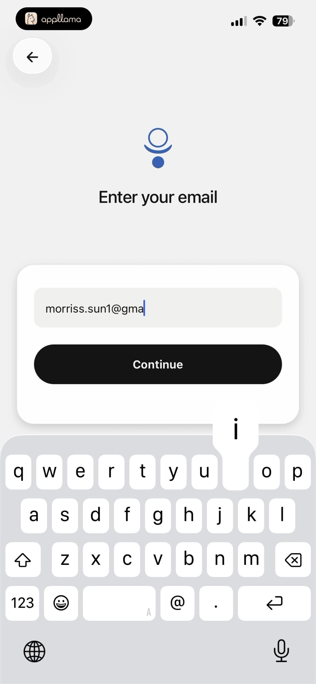 Email Entry