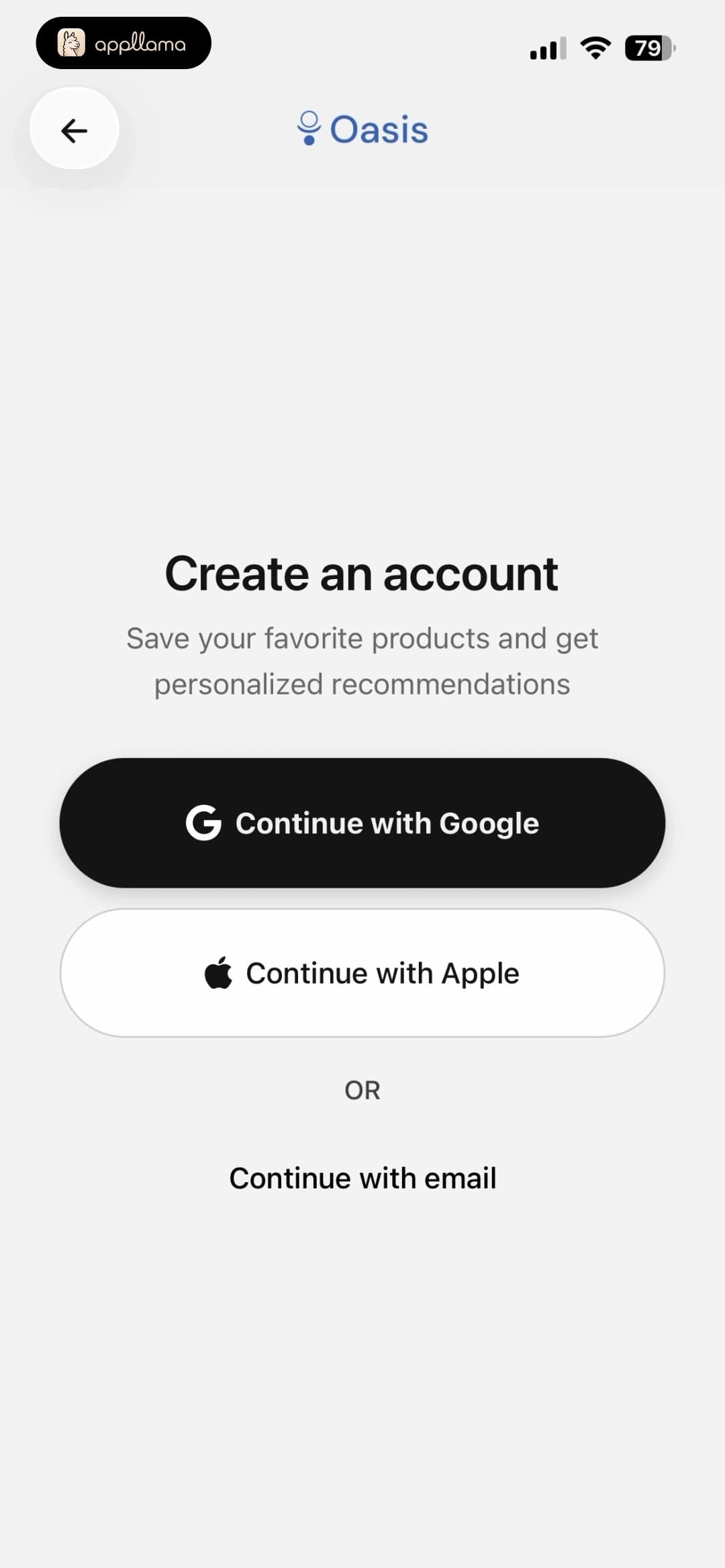 Create Account