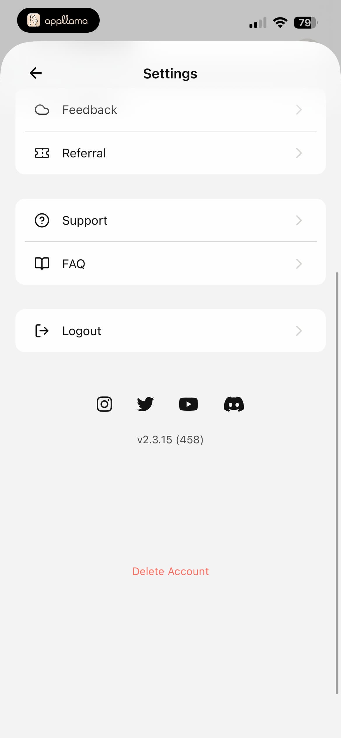 Settings Support