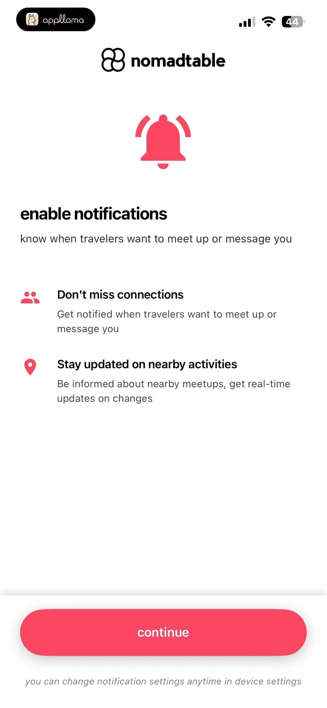 Notifications Permission