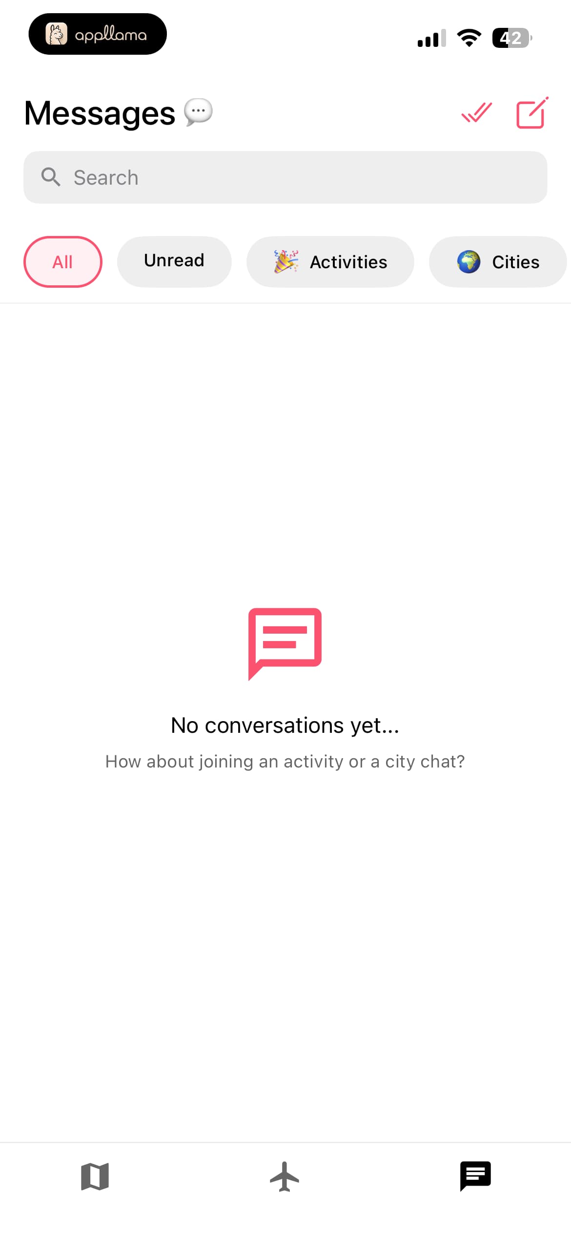 Messages Empty State