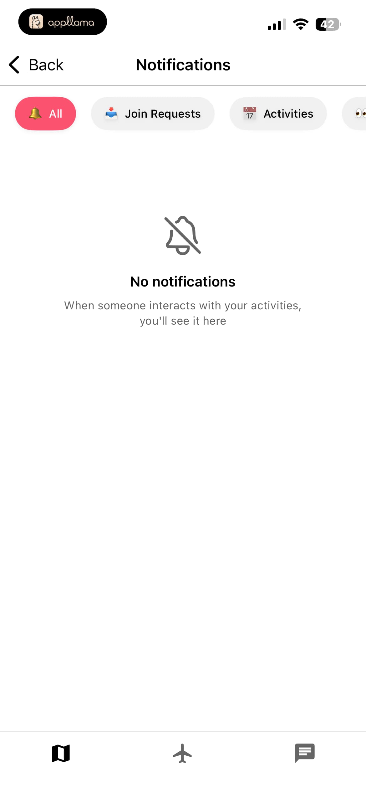 Notifications Empty State